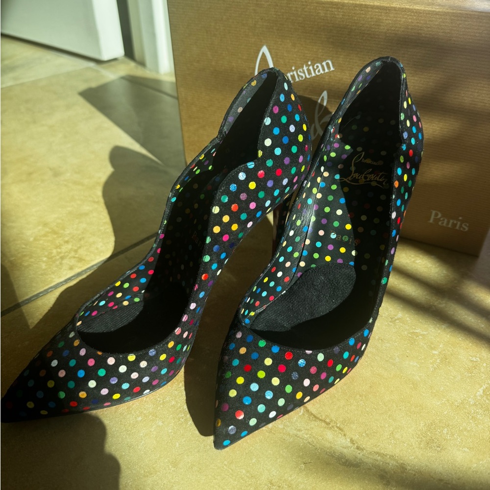 Christian Louboutin Multicolor Polka Dot Women's Shoes